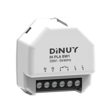 Programador horario sin pantalla de 1 canal de 16A con Bluetooth