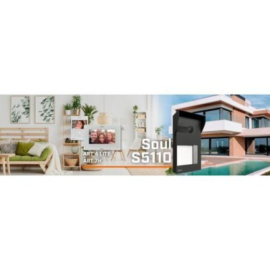 Kit videoportero Soul S5110 2 hilos 1 pulsador monitor 7" WiFi Golmar