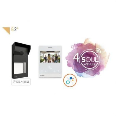 Kit videoportero Soul S5110 2 hilos 1 pulsador monitor 4.3" WiFi Golmar