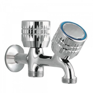 Grifo Lavadora Doble ESE-23 Cromo TRES