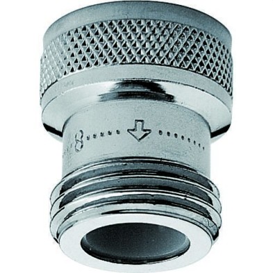 Reductor Caudal Macho/Hembra 1/2" 8L/min Cromo TRES