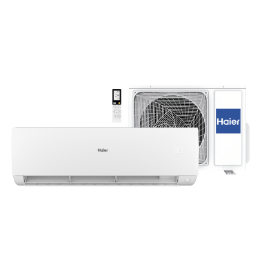 Conjunto Split Pared y Unidad Exterior FLEXIS S Inverter R32 A+++ con UVC. Blanco Mate.
