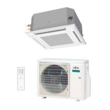 Conjunto Cassette Fujitsu AUY-KA 3D Airflow (5.2 a 9.5 kW). Flujo Circular 360º y Detector de Personas.