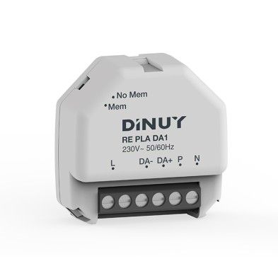 Regulador DALI caja de registro 64 equipos pulsador 230V