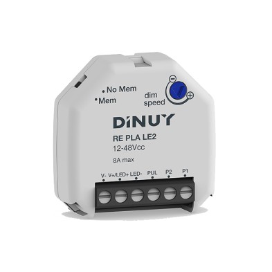 Regulador tiras LED monocolor 12-48Vcc PWM caja registro