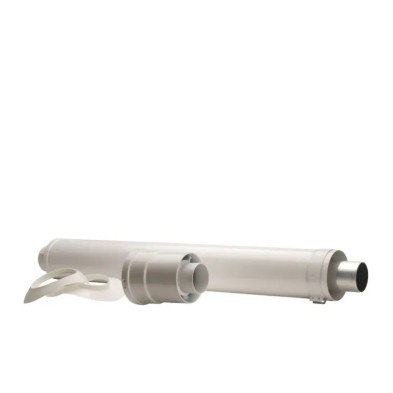 Kit adaptador salida vertical Ø 60/100mm con toma para análisis de la combustión