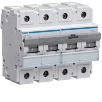 Interruptor Automático Magnetotérmico Hager HM Curva C 10kA 4P