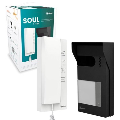 Kit Portero Golmar SOUL S4110/T-520 2 Hilos 1 Pulsador 1 Vivienda