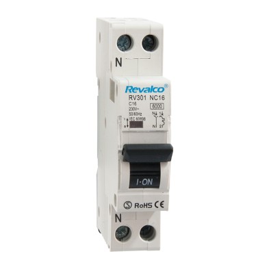 Interruptor automático magnetotérmico DPN RV301NC 1P+N curva C 6kA Revalco