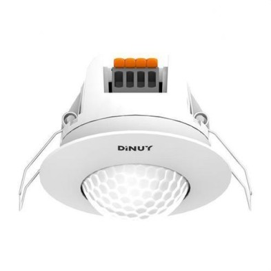 Detector movimiento-presencia PIR Bluetooth 360° empotrable techo DINUY