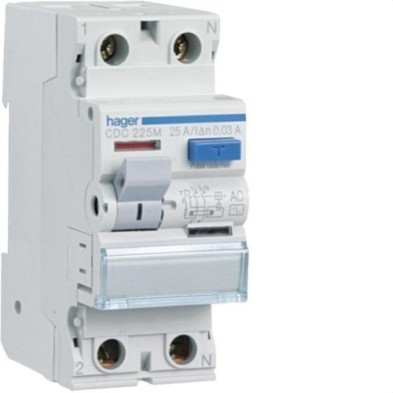 Interruptor diferencial 2P 30mA Tipo AC